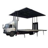 dongfeng 4x2 mobile stage truck,mobile show stage truck,truck stage for sale